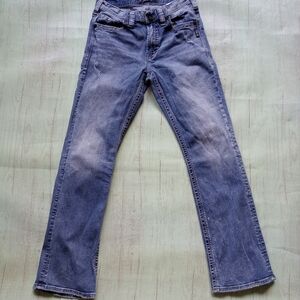 Silver Jeans Mens 27x29 Craig Relaxed Bootcut Blue Med Wash Mid Rise Denim